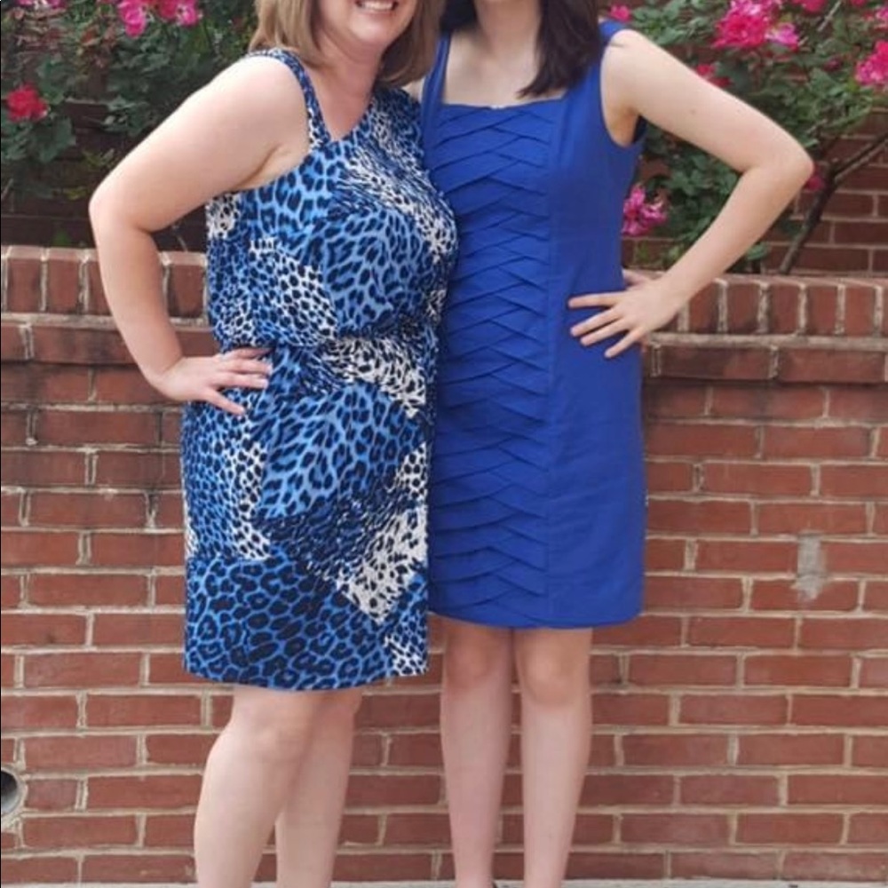 Solid Royal Blue Dress